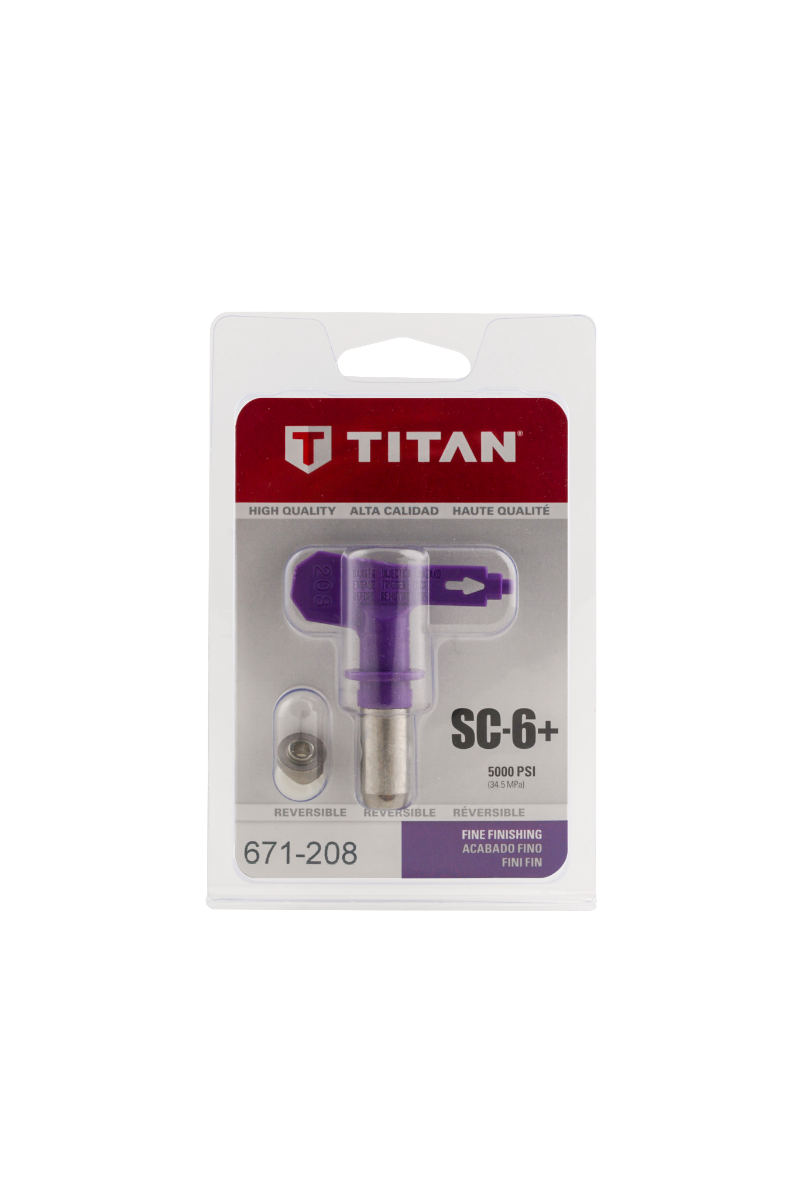 Titan SC-6+Fine Finish Reversible Spray Tip